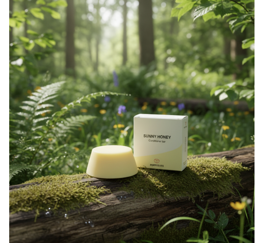 Conditioner Bar Krullend Haar - Sunny Honey 60gr