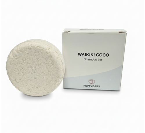 POPPYBARS Shampoo Bar Droge Hoofdhuid - Waikiki Coco 60gr