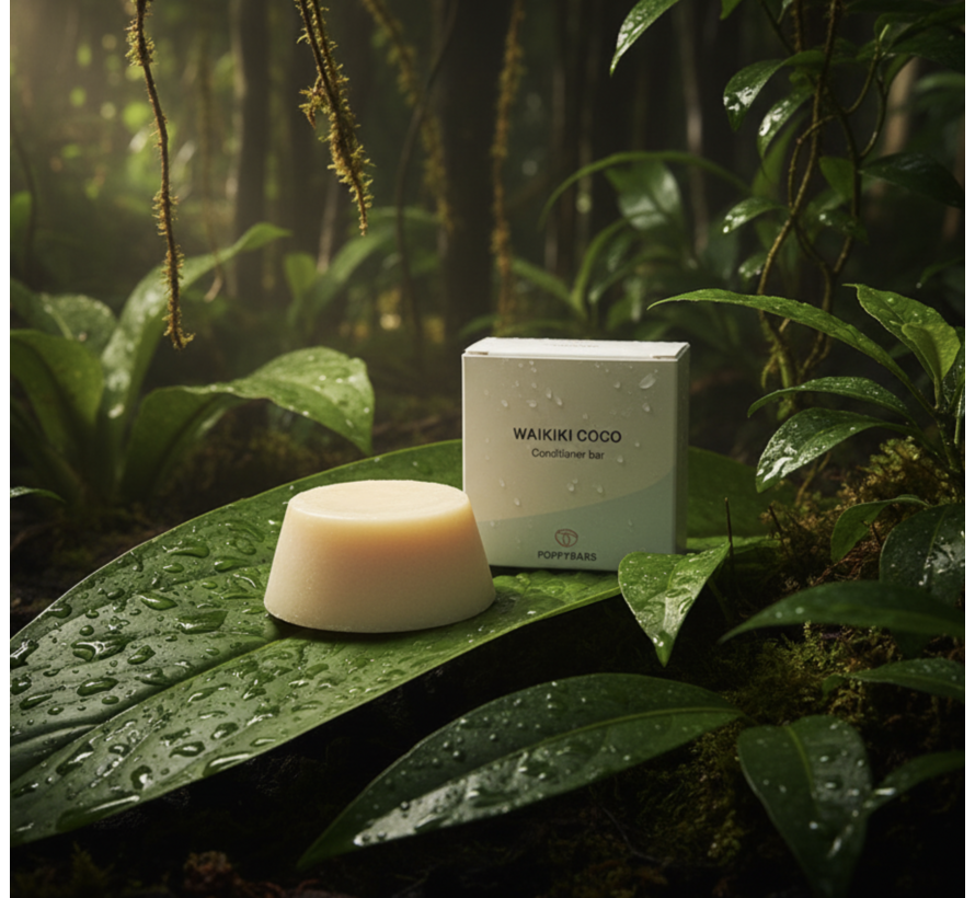 Conditioner Bar Droge Hoofdhuid - Waikiki Coco 60gr