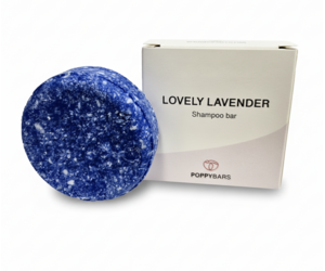 POPPYBARS Shampoo Bar Zilver Shampoo - Lovely Lavender 60gr