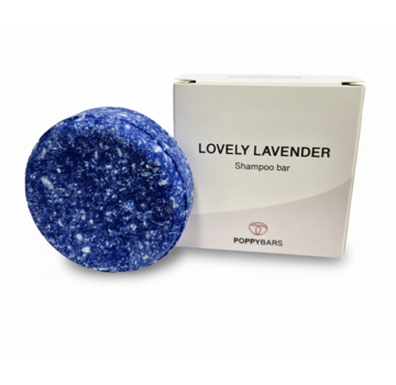 POPPYBARS Shampoo Bar Zilver Shampoo - Lovely Lavender 60gr