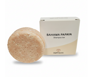 POPPYBARS Shampoo Bar Droog Haar -Bahama Papaya 60gr
