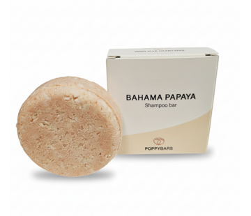 POPPYBARS Shampoo Bar Droog Haar -Bahama Papaya 60gr