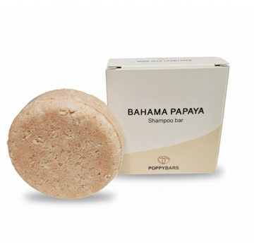 POPPYBARS Shampoo Bar Droog Haar -Bahama Papaya 60gr