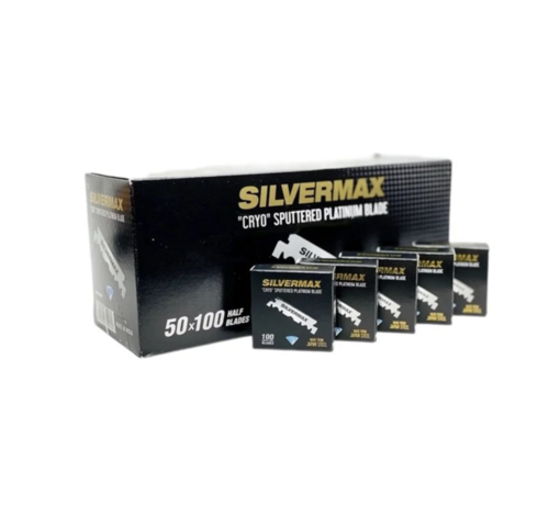 Silvermax 100 Single Edge Blades - 50 Pack Full Box