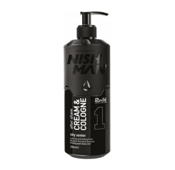 Nish Man Aftershave Cream and Cologne City Senior 01 - 400ml