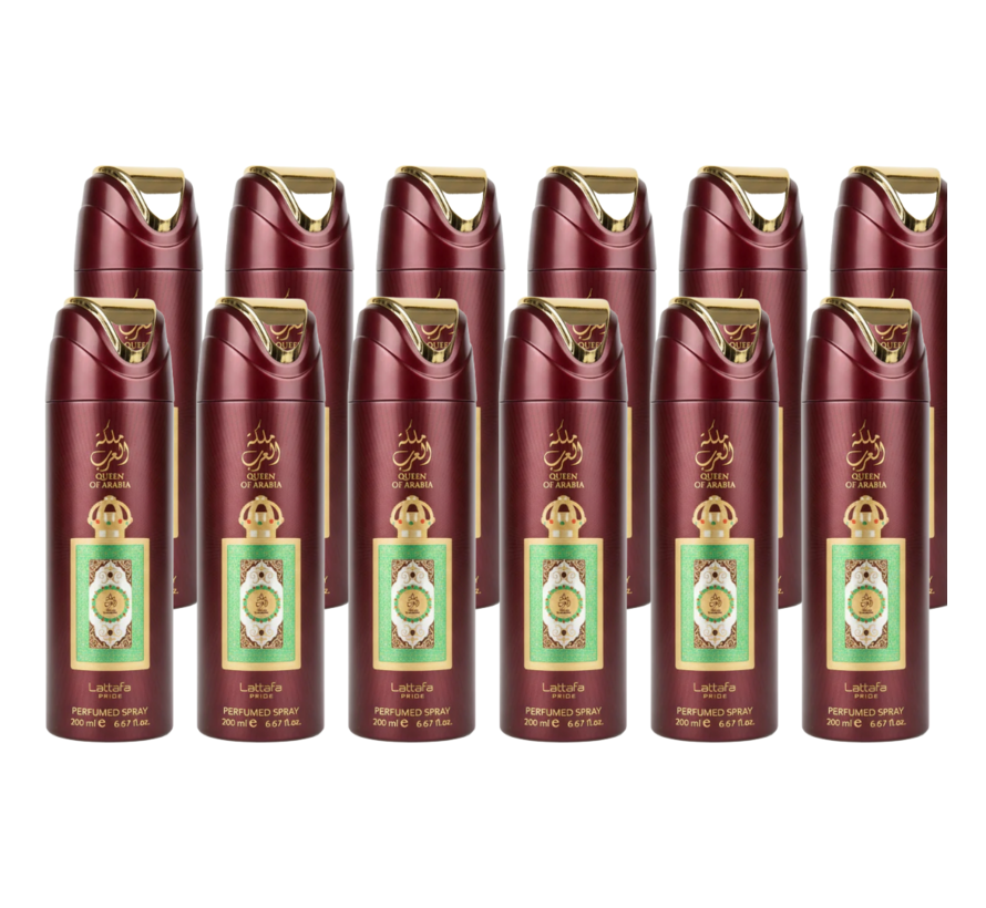 Queen Of Arabia Deodorant 200ml - 12 STUKS