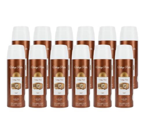 LATTAFA Vintage Radio Deodorant 200ml - 12 STUKS