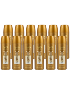 LATTAFA Shaheen Gold Deodorant 200ml - 12 STUKS