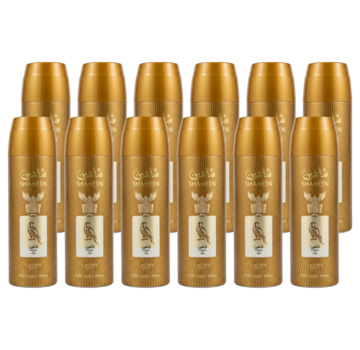 LATTAFA Shaheen Gold Deodorant 200ml  - 12 STUKS