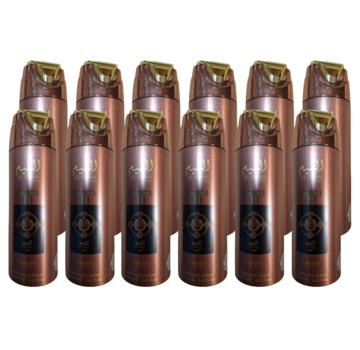 LATTAFA Al Qiam Gold Deodorant 200ml - 12 STUKS