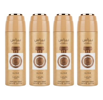 LATTAFA Nebras Elixir Deodorant 200ml - 4 STUKS