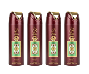 LATTAFA Queen Of Arabia Deodorant 200ml - 4 STUKS