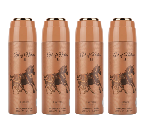 LATTAFA Art Of Nature II Deodorant 200ml - 4 STUKS