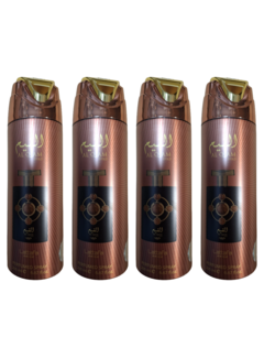 LATTAFA Al Qiam Gold Deodorant 200ml - 4 STUKS