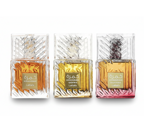 LATTAFA KHAMRAH Set van alle 3 Soorten