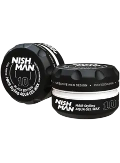 Nish Man Aqua Gel Wax 10 - 150ml - TWEEDE KANSJE