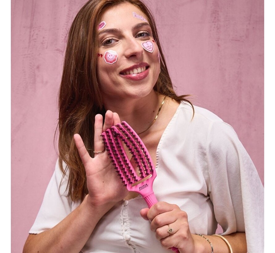 Fingerbrush Pink Think  Feel your boobs- BUBBLE PINK - TWEEDE KANSJE