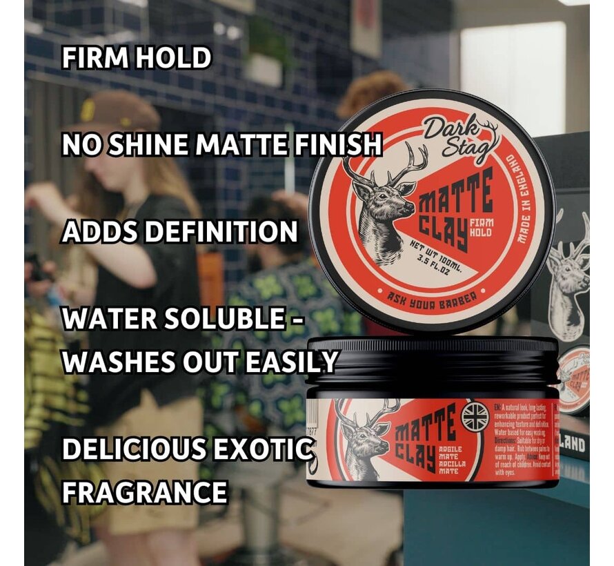 Matte Clay 100ml  - 4 PACK