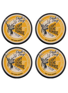 Dark Stag Light Shine Pomade 100ml - 4 PACK