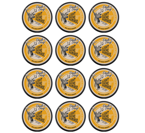 Dark Stag Light Shine Pomade 100ml - 12 PACK