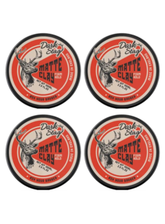Dark Stag Matte Clay 100ml  - 4 PACK