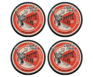 Dark Stag Matte Clay 100ml - 4 PACK