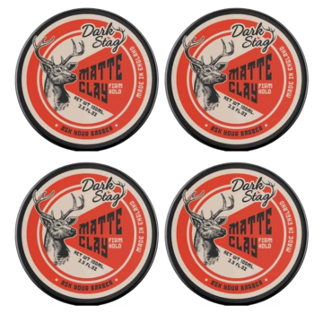 Dark Stag Matte Clay 100ml  - 4 PACK
