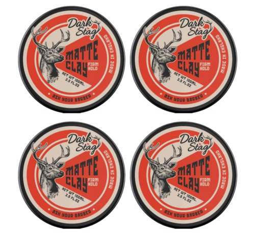 Dark Stag Matte Clay 100ml  - 4 PACK