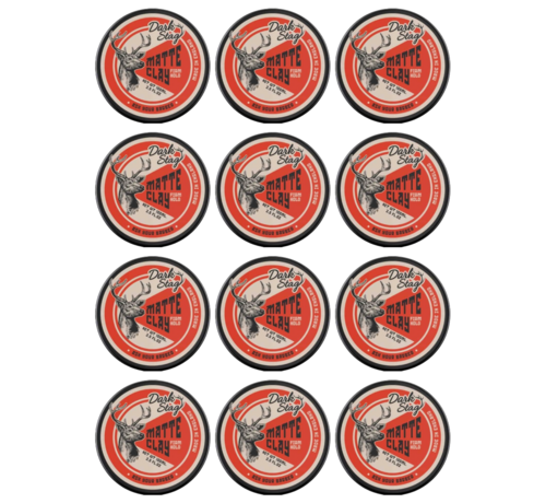 Dark Stag Matte Clay 100ml  - 12 PACK