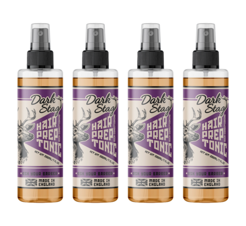 Dark Stag Hair Prep Tonic 200ml - 4 PACK