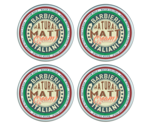 Barbieri Italiani Natural Matt Cream 100ml - 4 STUKS