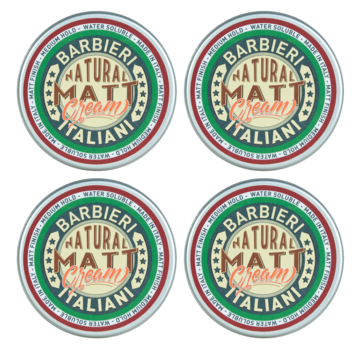 Barbieri Italiani Natural Matt Cream 100ml - 4 STUKS