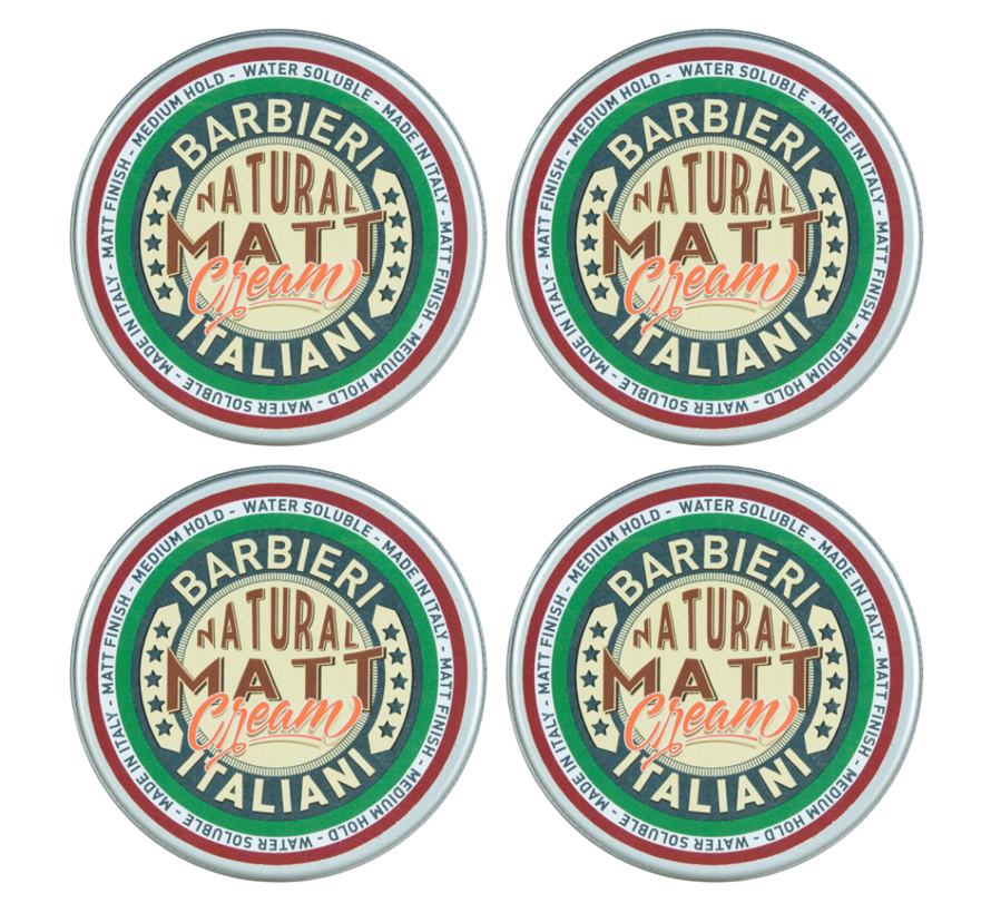 Natural Matt Cream 100ml - 4 STUKS