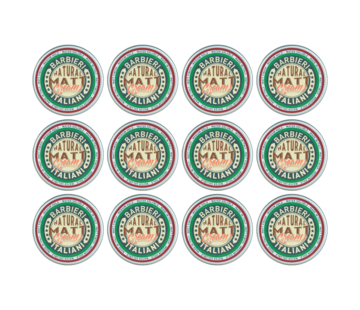 Barbieri Italiani Natural Matt Cream 100ml - 12 STUKS