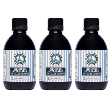 Barbieri Italiani No Yellow Shampoo 250ml - 3 STUKS