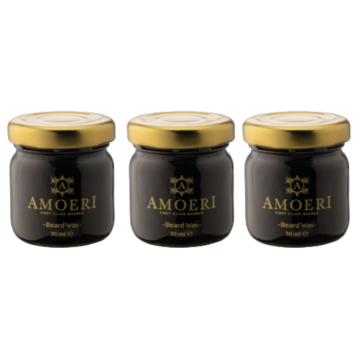 AMOERI Beard Wax 30ml ( Bio )  - 3 STUKS