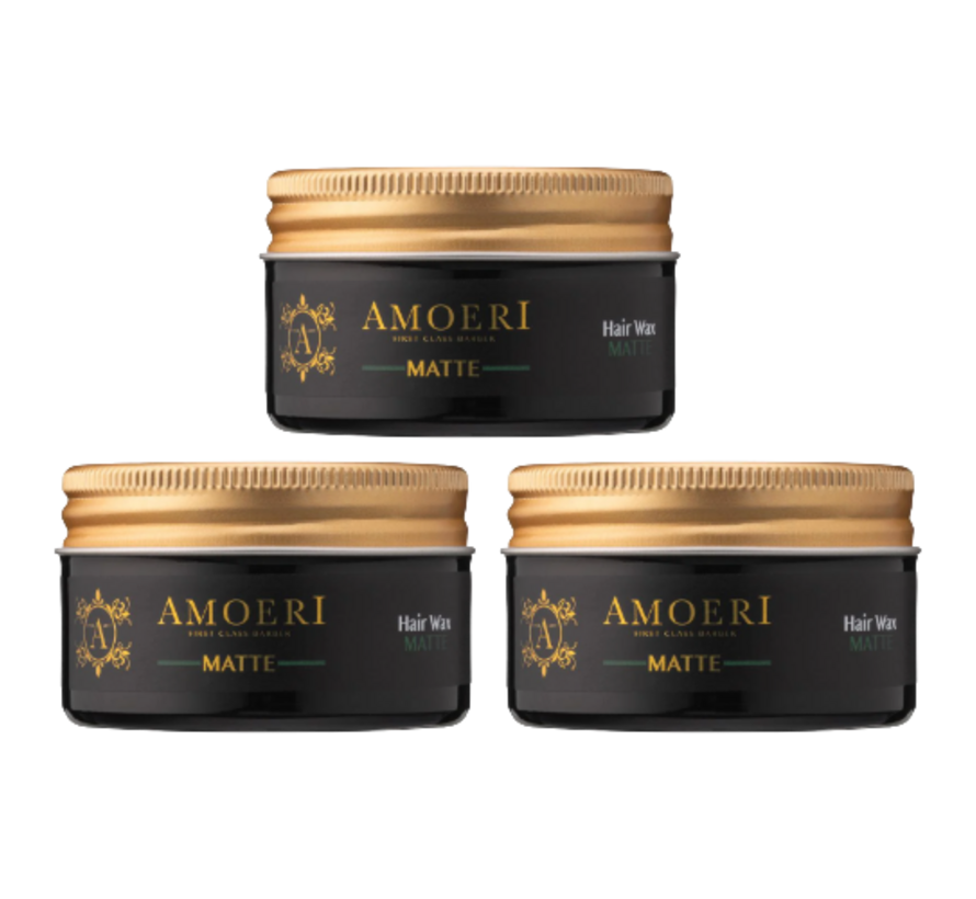 Hair Wax Matte  - 3 STUKS