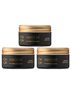 AMOERI Hair Wax High Shine - NEW - 3 STUKS