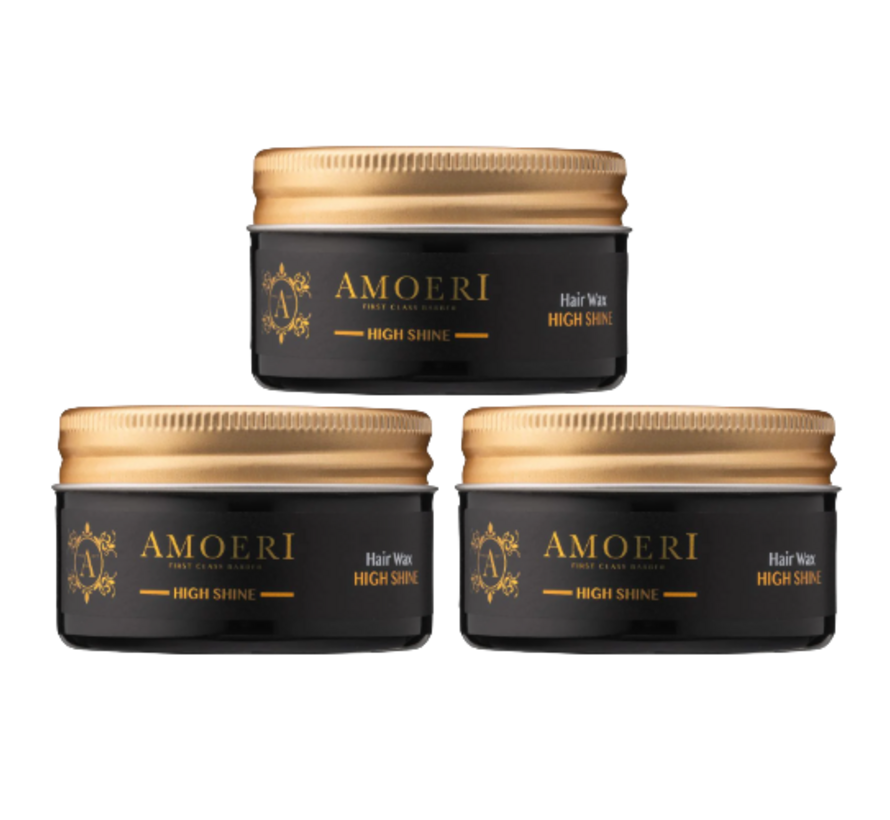 Hair Wax High Shine - NEW - 3 STUKS