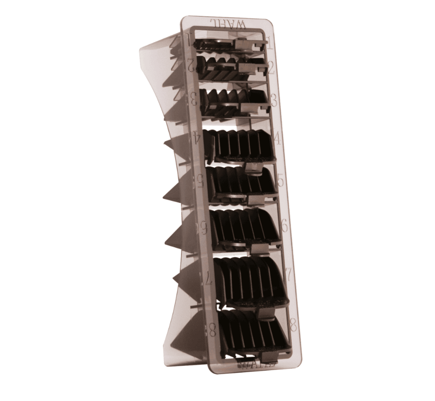 Opzetkammenset black 1 tm 8 (3-25 mm)