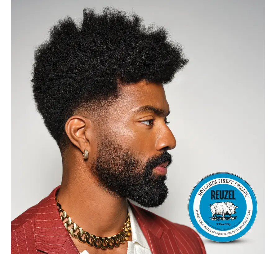 Blue High Shine Strong Hold Pomade 95gr. - NEW!