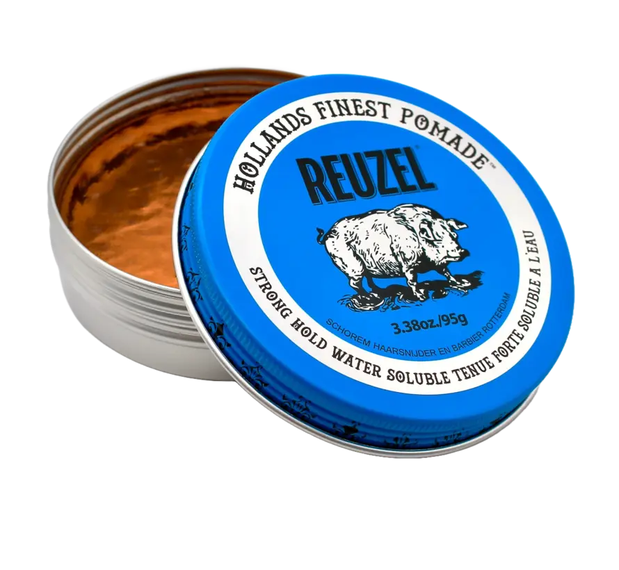 Blue High Shine Strong Hold Pomade 95gr. -  3 STUKS NEW!