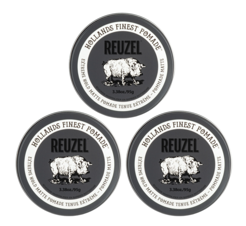 Reuzel Extreme Hold Matte Pomade 95g - 3 STKS - NEW!