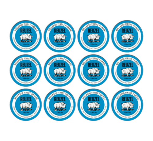 Reuzel Blue High Shine Strong Hold Pomade 95gr. -  12 STUKS NEW!