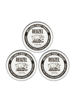 Reuzel Concrete Hold Matte Pomade 95gr.  3 STUKS NEW!