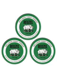 Reuzel Pomade Green Medium Hold 95 gr.  3 STUKS NEW!