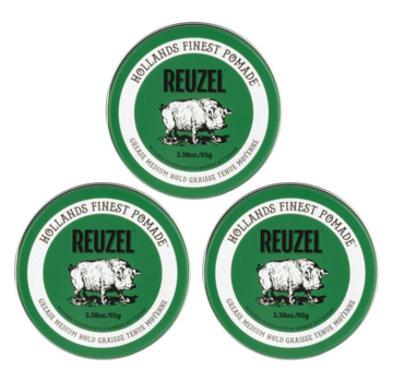 Reuzel Pomade Green Medium Hold 95 gr. 3 STUKS NEW!