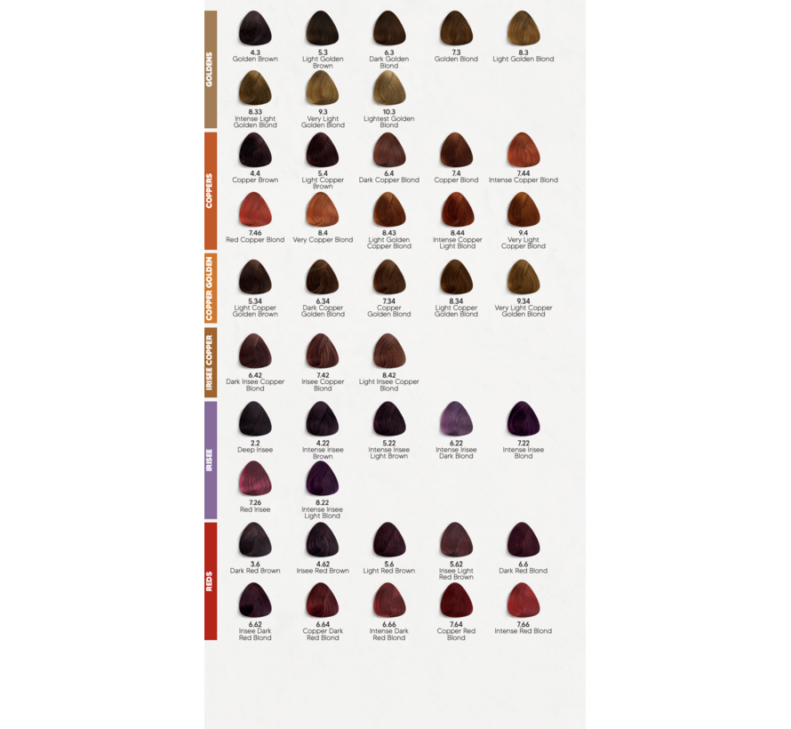 HAIR COLOR 100ML  - Kleur 1 t/m 7 - 12 STUKS Per Kleur