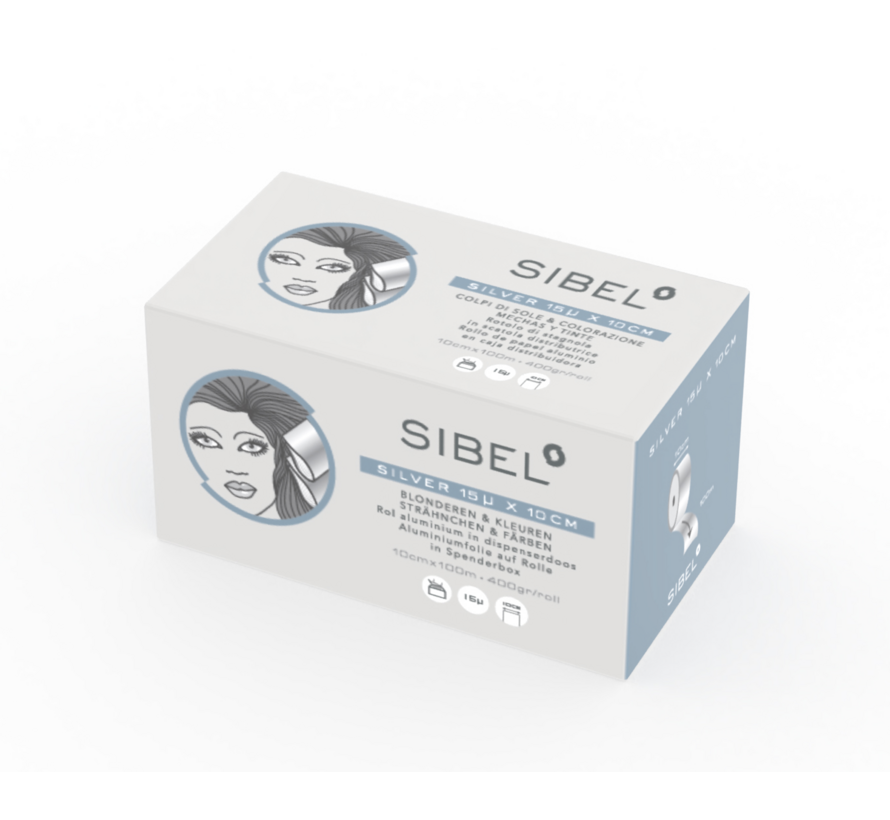 Alufolie Rol 15µ Zilver 10cmx100m*